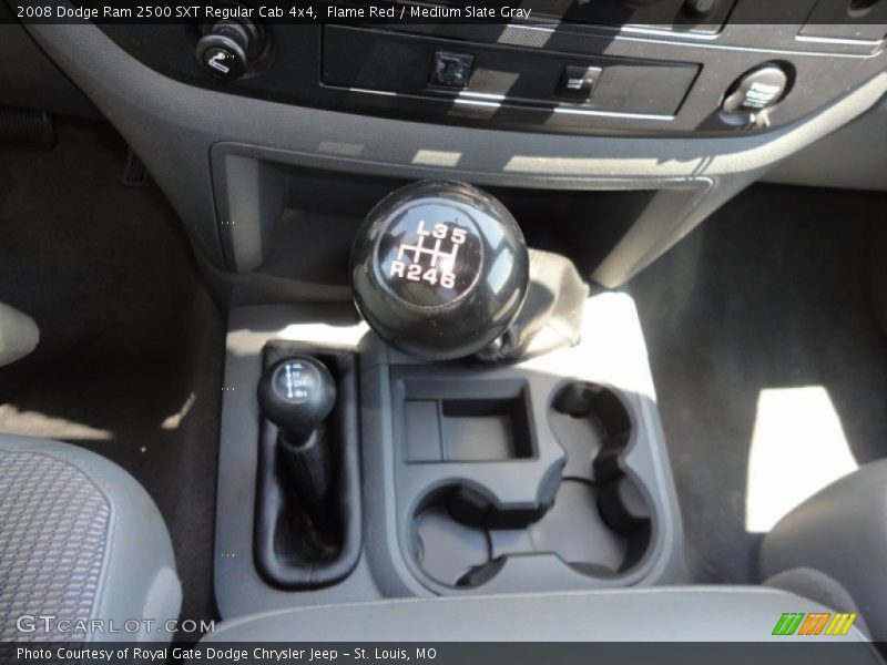  2008 Ram 2500 SXT Regular Cab 4x4 6 Speed Manual Shifter