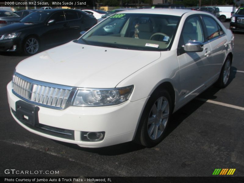 White Suede / Sand 2008 Lincoln MKZ Sedan