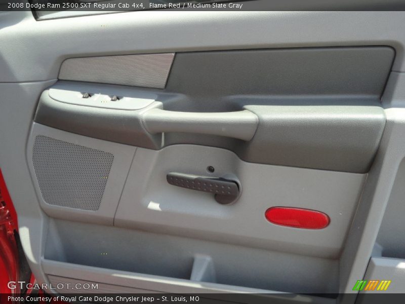 Flame Red / Medium Slate Gray 2008 Dodge Ram 2500 SXT Regular Cab 4x4
