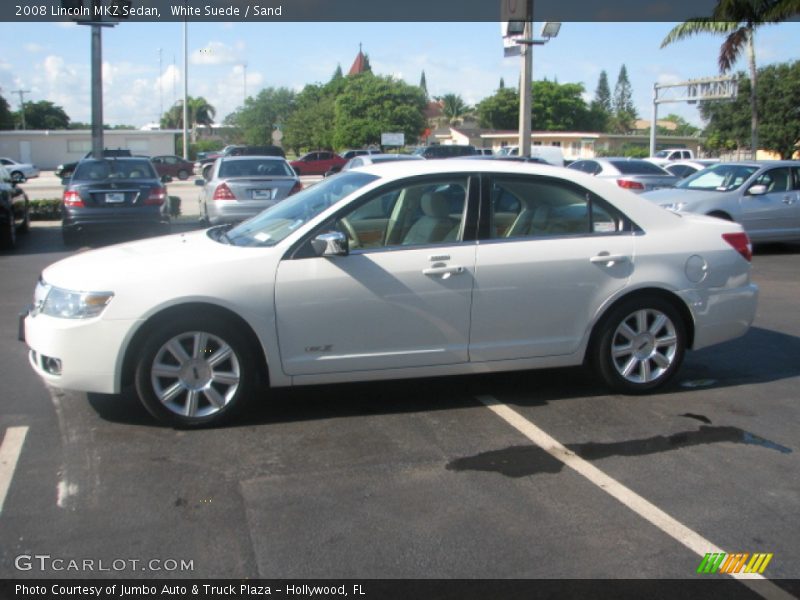 White Suede / Sand 2008 Lincoln MKZ Sedan