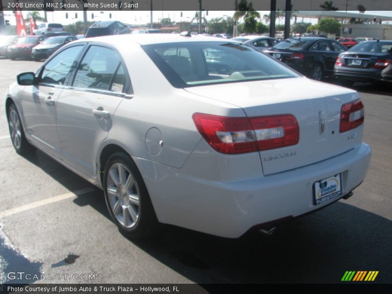 White Suede / Sand 2008 Lincoln MKZ Sedan