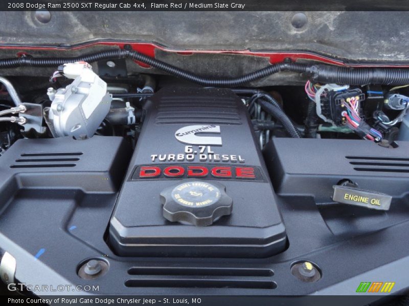  2008 Ram 2500 SXT Regular Cab 4x4 Engine - 6.7 Liter OHV 24-Valve Cummins Turbo Diesel Inline 6 Cylinder