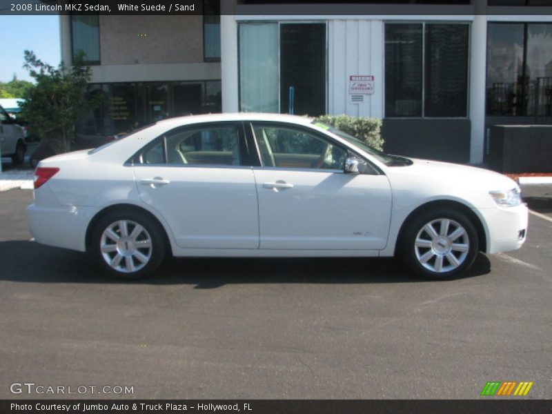 White Suede / Sand 2008 Lincoln MKZ Sedan