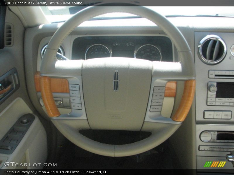 White Suede / Sand 2008 Lincoln MKZ Sedan