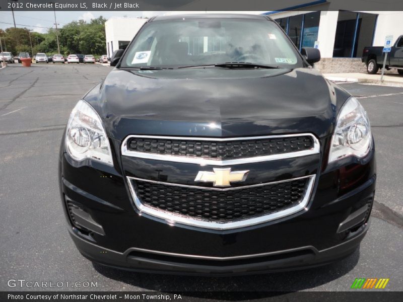 Black / Jet Black 2012 Chevrolet Equinox LS