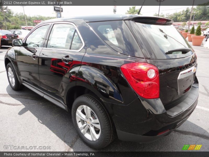 Black / Jet Black 2012 Chevrolet Equinox LS