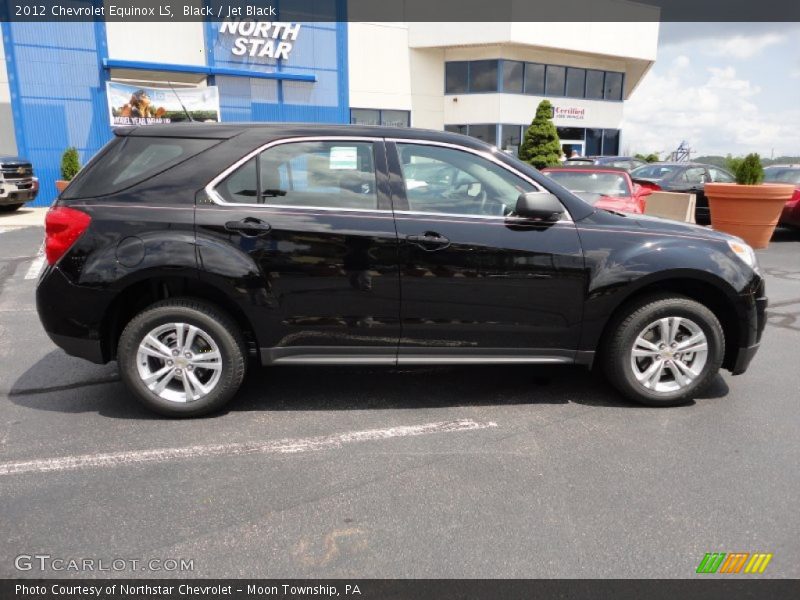Black / Jet Black 2012 Chevrolet Equinox LS