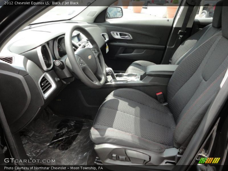 Black / Jet Black 2012 Chevrolet Equinox LS