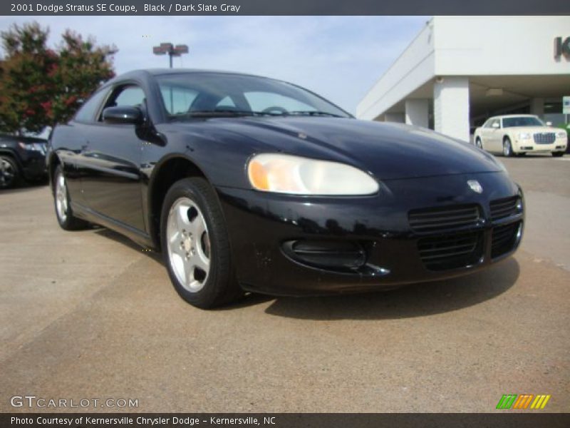 Black / Dark Slate Gray 2001 Dodge Stratus SE Coupe