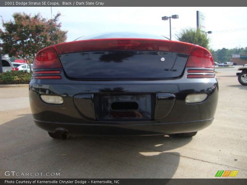 Black / Dark Slate Gray 2001 Dodge Stratus SE Coupe