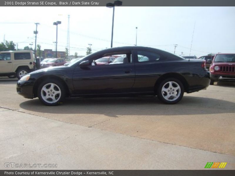 Black / Dark Slate Gray 2001 Dodge Stratus SE Coupe