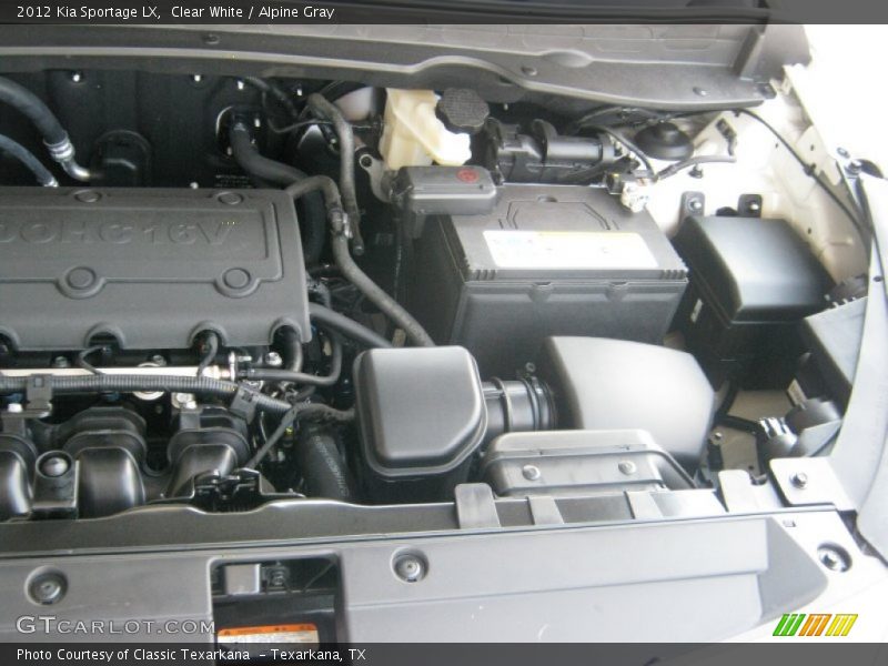  2012 Sportage LX Engine - 2.4 Liter DOHC 16-Valve CVVT 4 Cylinder
