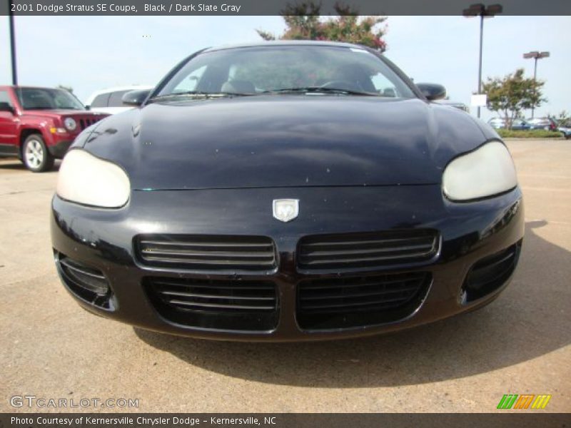 Black / Dark Slate Gray 2001 Dodge Stratus SE Coupe