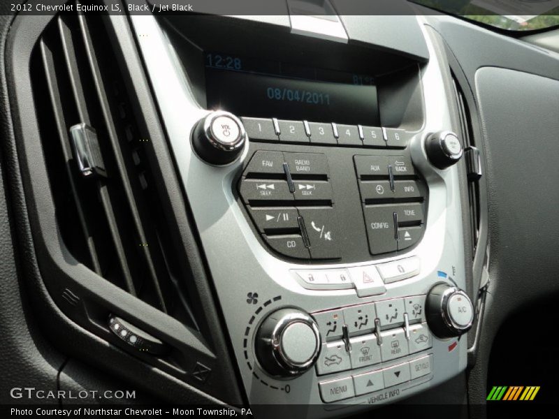 Black / Jet Black 2012 Chevrolet Equinox LS