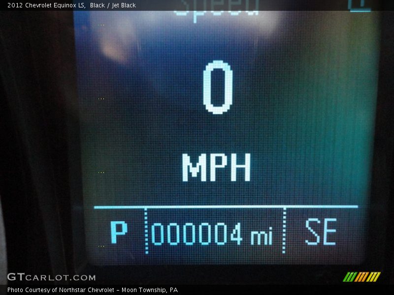 Black / Jet Black 2012 Chevrolet Equinox LS