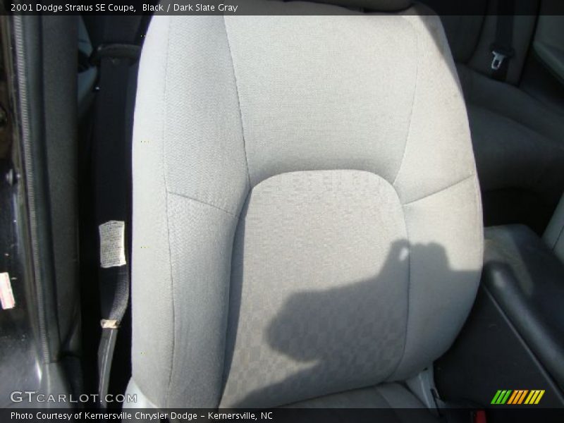 Black / Dark Slate Gray 2001 Dodge Stratus SE Coupe