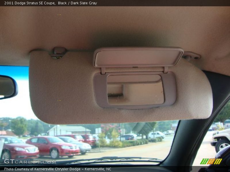 Black / Dark Slate Gray 2001 Dodge Stratus SE Coupe
