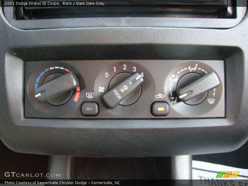 Controls of 2001 Stratus SE Coupe
