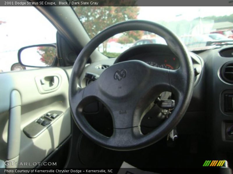 Black / Dark Slate Gray 2001 Dodge Stratus SE Coupe