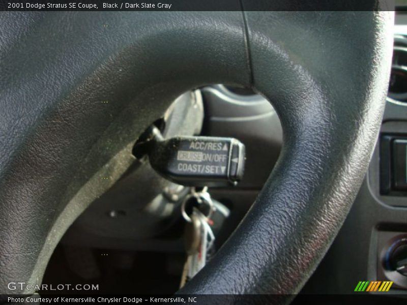 Black / Dark Slate Gray 2001 Dodge Stratus SE Coupe