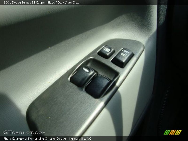 Black / Dark Slate Gray 2001 Dodge Stratus SE Coupe