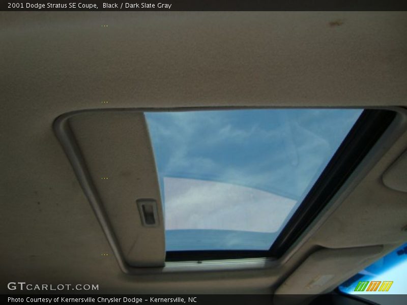 Black / Dark Slate Gray 2001 Dodge Stratus SE Coupe