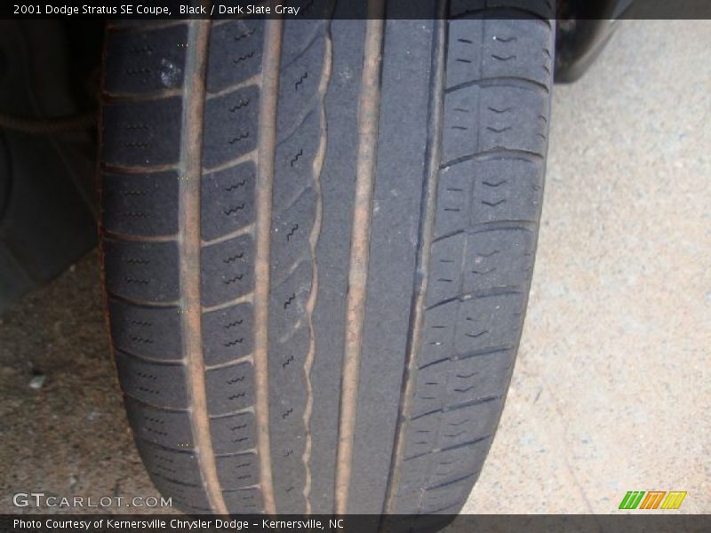 Black / Dark Slate Gray 2001 Dodge Stratus SE Coupe