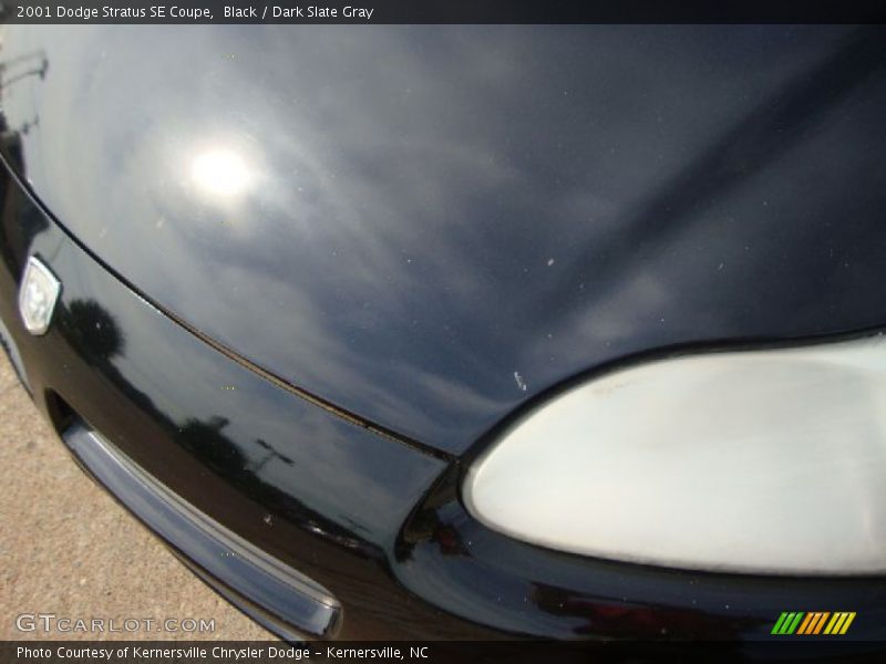 Black / Dark Slate Gray 2001 Dodge Stratus SE Coupe