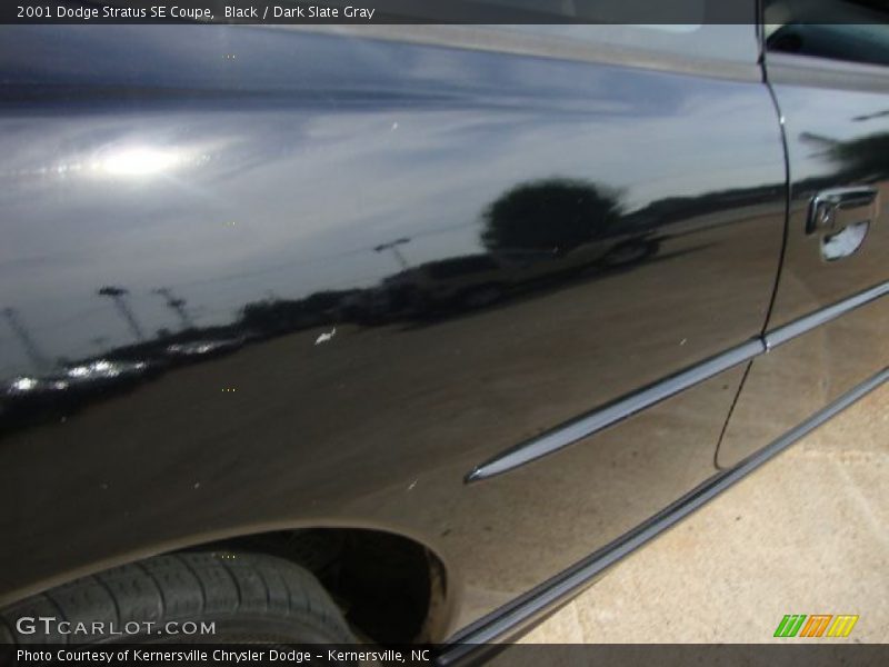 Black / Dark Slate Gray 2001 Dodge Stratus SE Coupe