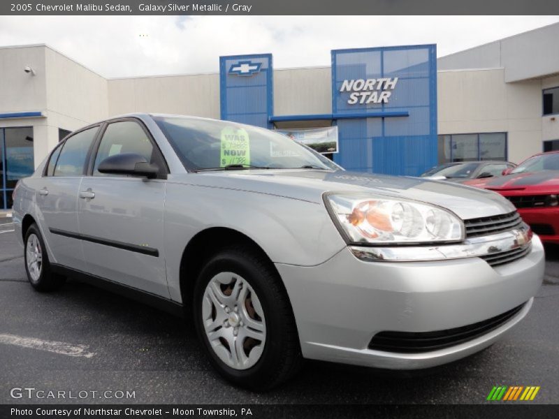 Galaxy Silver Metallic / Gray 2005 Chevrolet Malibu Sedan