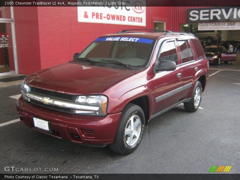Majestic Red Metallic / Light Gray 2005 Chevrolet TrailBlazer LS 4x4
