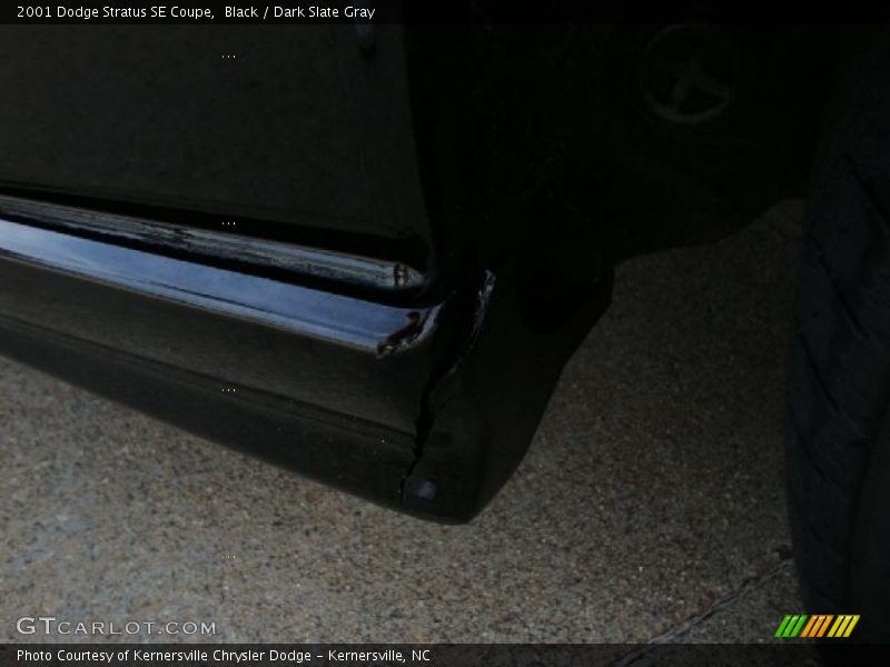 Black / Dark Slate Gray 2001 Dodge Stratus SE Coupe