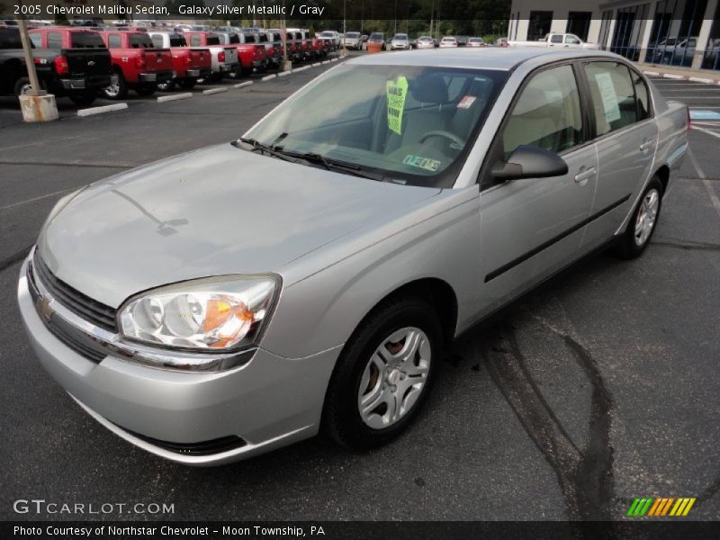 Galaxy Silver Metallic / Gray 2005 Chevrolet Malibu Sedan