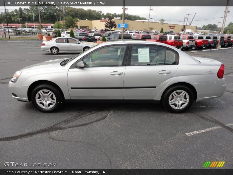 Galaxy Silver Metallic / Gray 2005 Chevrolet Malibu Sedan