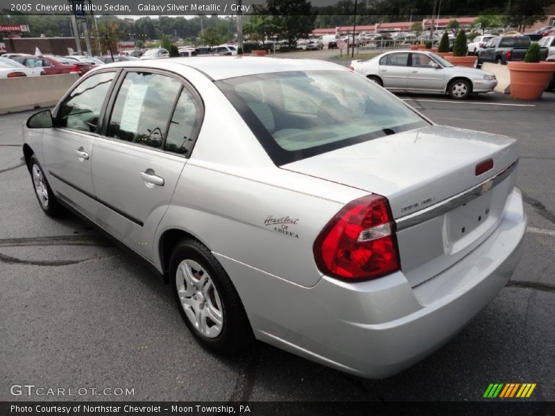 Galaxy Silver Metallic / Gray 2005 Chevrolet Malibu Sedan