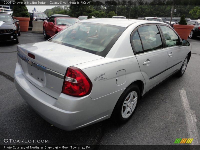 Galaxy Silver Metallic / Gray 2005 Chevrolet Malibu Sedan