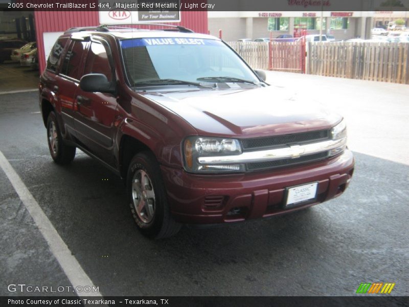 Majestic Red Metallic / Light Gray 2005 Chevrolet TrailBlazer LS 4x4
