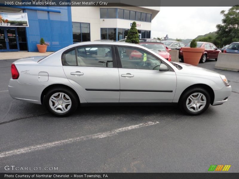 Galaxy Silver Metallic / Gray 2005 Chevrolet Malibu Sedan