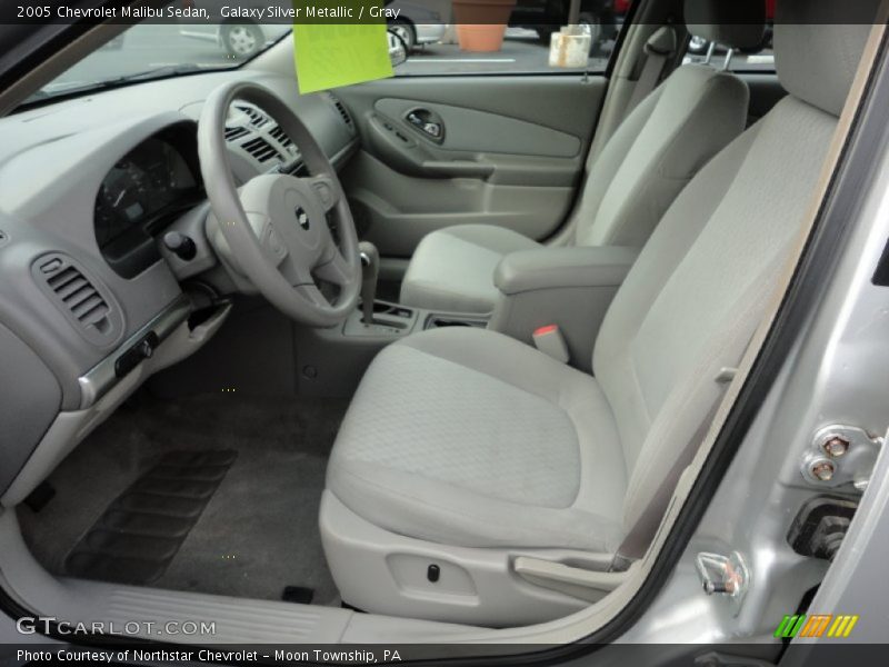 Galaxy Silver Metallic / Gray 2005 Chevrolet Malibu Sedan