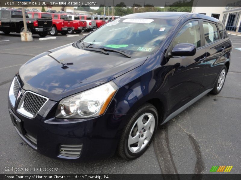 Navy Blue Metallic / Ebony 2010 Pontiac Vibe 1.8L