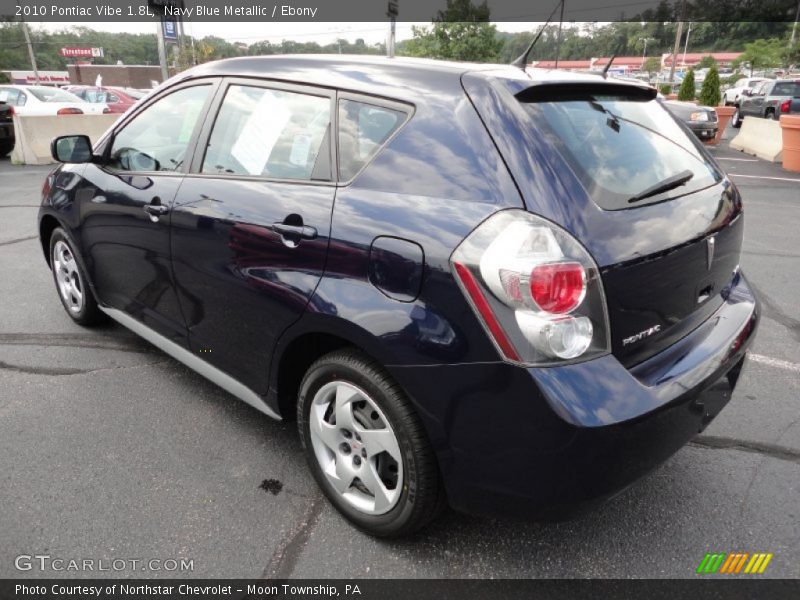 Navy Blue Metallic / Ebony 2010 Pontiac Vibe 1.8L