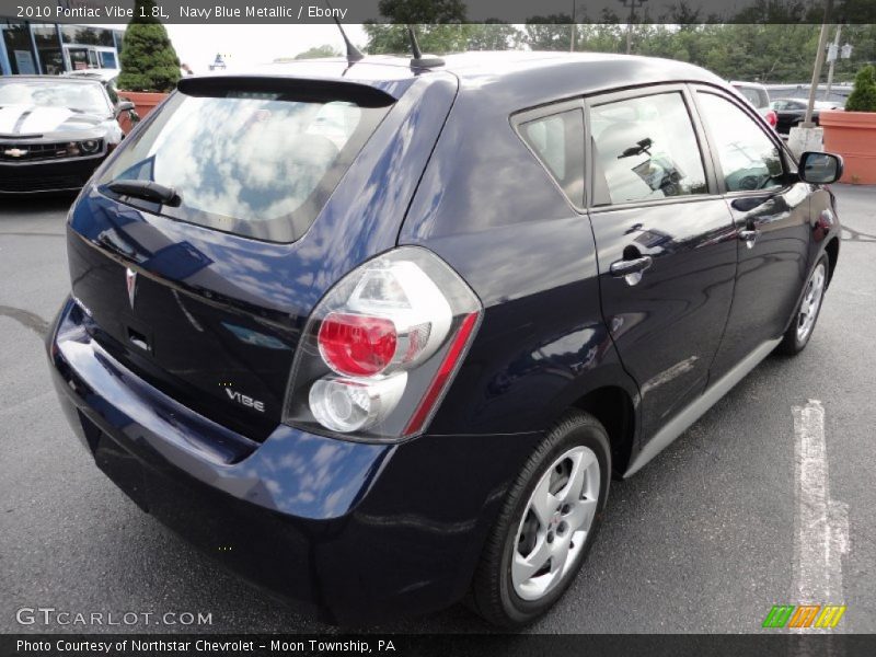 Navy Blue Metallic / Ebony 2010 Pontiac Vibe 1.8L