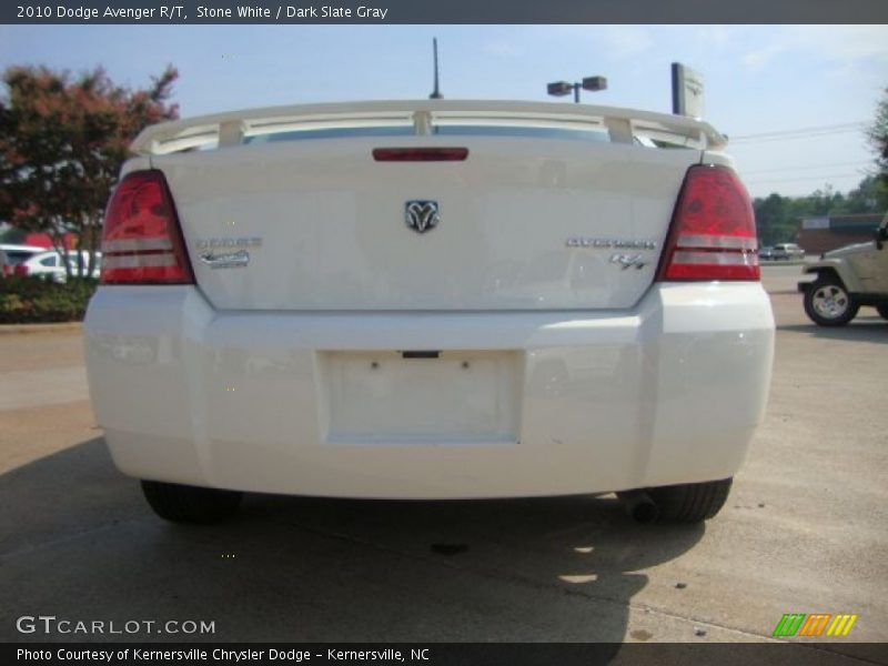 Stone White / Dark Slate Gray 2010 Dodge Avenger R/T