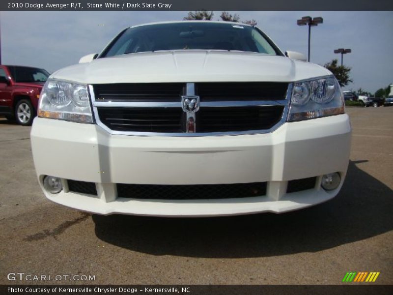 Stone White / Dark Slate Gray 2010 Dodge Avenger R/T