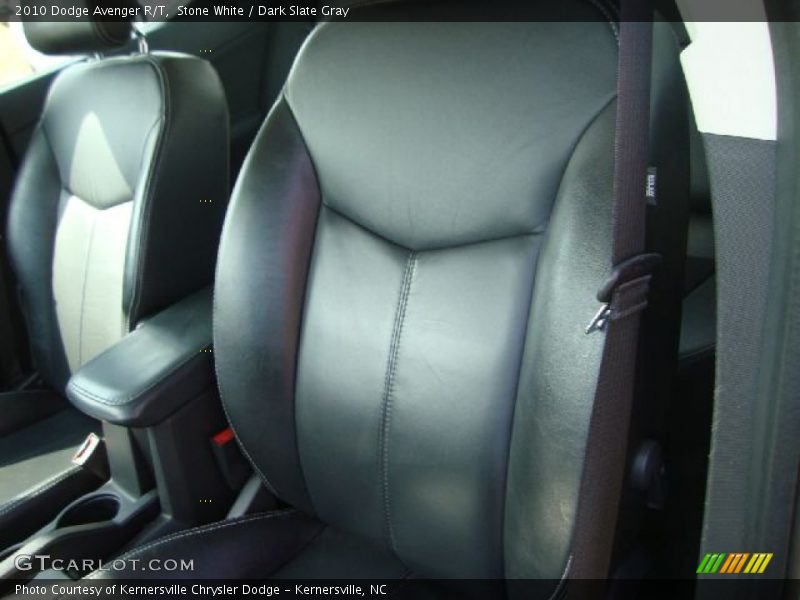 Stone White / Dark Slate Gray 2010 Dodge Avenger R/T