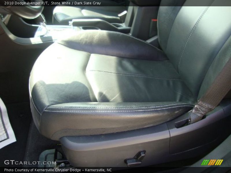 Stone White / Dark Slate Gray 2010 Dodge Avenger R/T