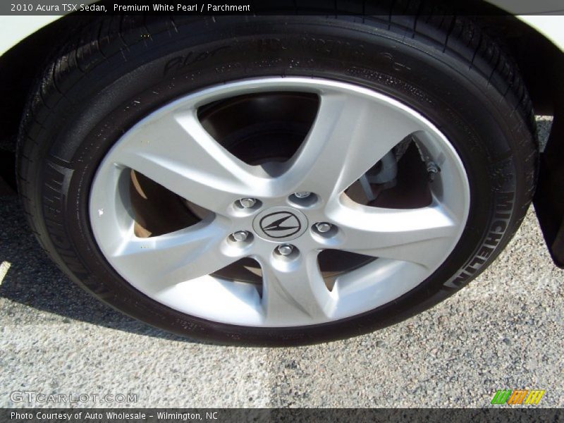 Premium White Pearl / Parchment 2010 Acura TSX Sedan