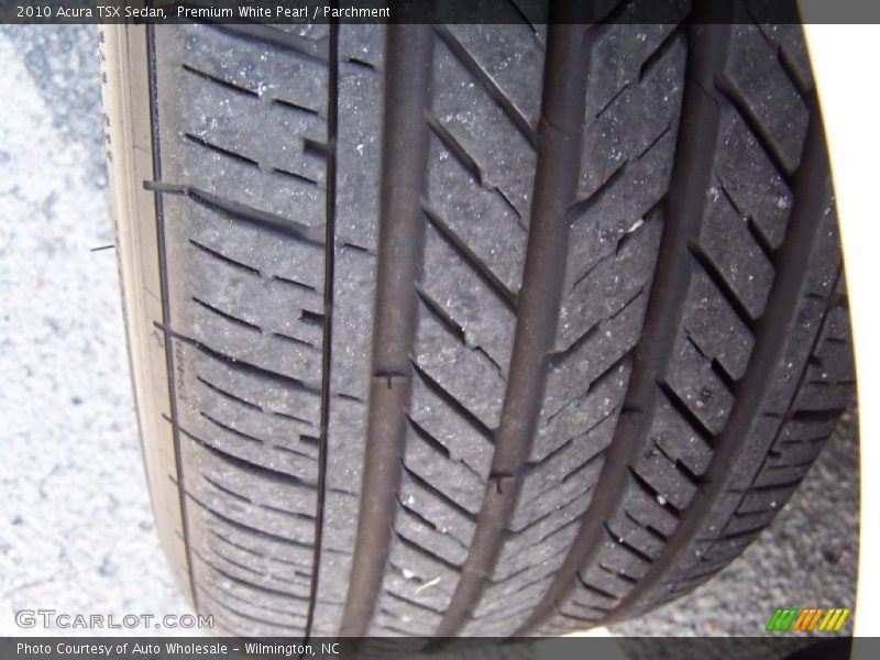 Premium White Pearl / Parchment 2010 Acura TSX Sedan