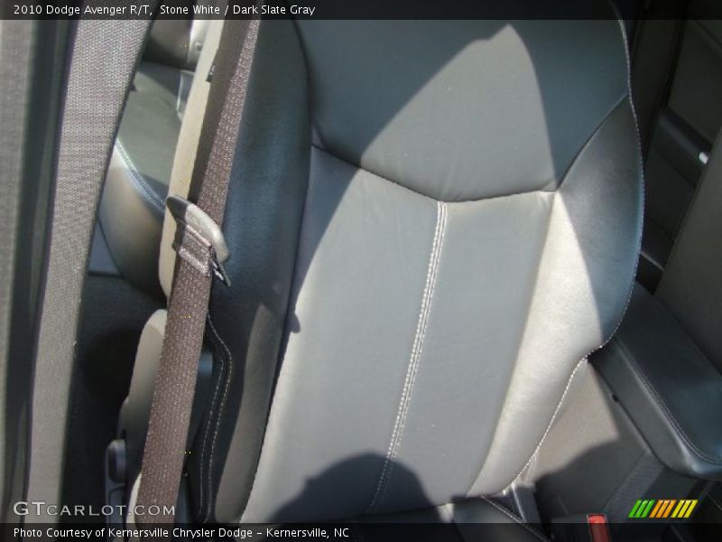 Stone White / Dark Slate Gray 2010 Dodge Avenger R/T