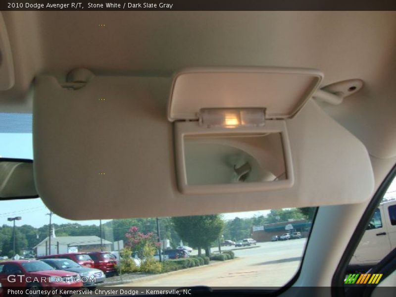 Stone White / Dark Slate Gray 2010 Dodge Avenger R/T